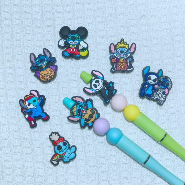 Wholesale Cross-Border Hot-Selling New Products: Halloween Series Silicone Cartoon Beads Beading Factory Wholesale Ready Stock