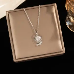 Silver, Sunflower-shaped