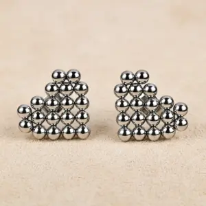 Silver / 0.8*11*17.3 * 13.7mm Heart Shape