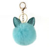 Wholesale Plush New Rabbit Ears Ethnic Ball Car Keychain Pendant Men's and Women's Bag Hanging Ornaments Spring Gift Spot