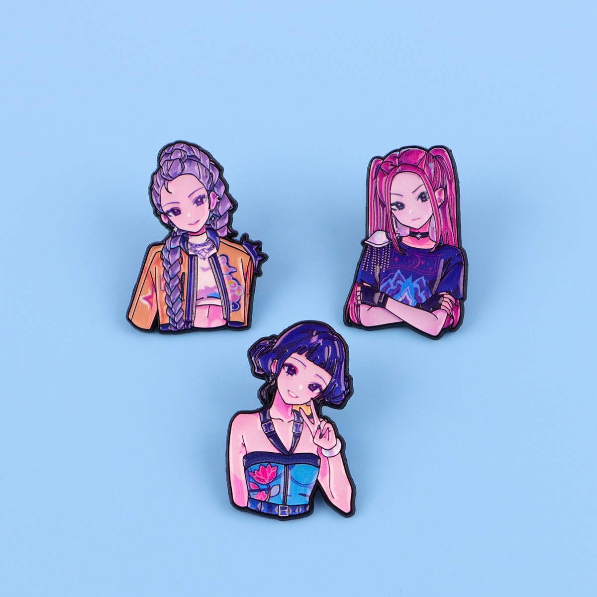 Wholesale Unique Girl's Brooch Cartoon Metal Badge