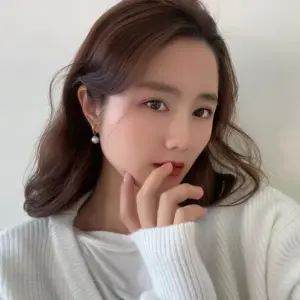 Jyg171 Earrings Gold French Vintage Pearl