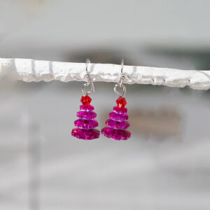 Rose Red / Glass crystal + iron alloy