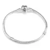 Silver Plated Solid Color Snake Copper Simple Style Bracelets