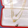 PVD Coated Real Gold Plated 18K Gold Star 304 Stainless Steel Fashion Waterproof Non Tarnish 304 Stainless Steel Necklace