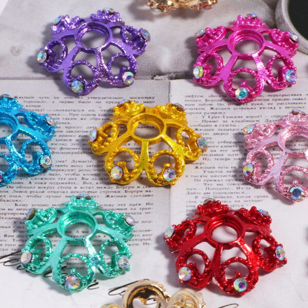 Wholesale Hollow snowflake DIY bracelet necklace spacer beads