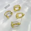 Wholesale Jewelry Vintage Style Classic Style Geometric Copper Zircon Mixed Metal Rings Bracelets