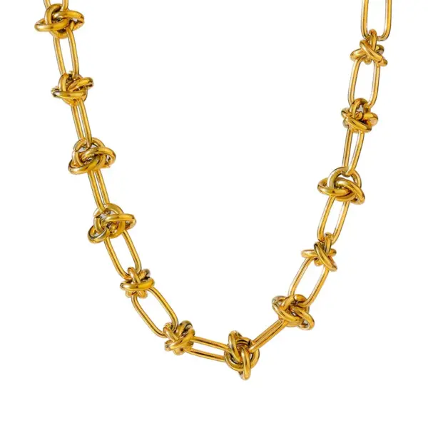 Wholesale Jewelry Fashion Solid Color 304 Stainless Steel 18K Gold Plated Plating Stainless Steel Jewelry Sets