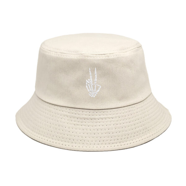 Wholesale Skull Finger Embroidered Bucket Hat