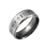 Wholesale temu hot cross-border new vintage viking totem nordic men's personality rune fashion jewelry alloy ring