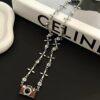 oly-5e1c8a2a96de5e8b55926c16271f16db Wholesale Hot Girl camera fashion brand male and female necklace female niche design sense sweater chain hip hop style titanium steel clavicle chain fashion