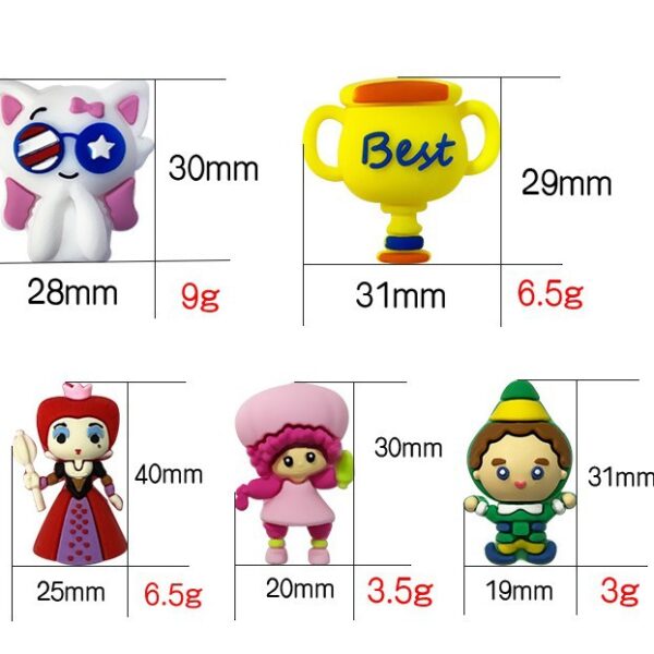 Wholesale 10pcs Silicone Drops Stereo 3D Cute Queen Beads OLY Exclusive