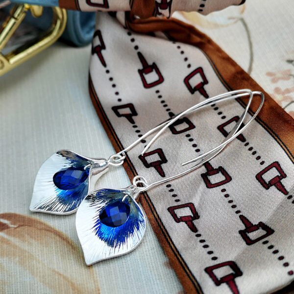 Wholesale Creative Orchid Pendant Earrings