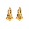 Wholesale 1 Pair Simple Style Star Heart Shape Polishing Titanium Steel Drop Earrings