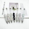 Wholesale Cross-border diy star moon mocha full diamond beaded pen creative rhinestone cute pen colorful gift pen