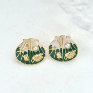 ED-487—1 Dark Green—6 Pairs in a Pack