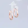 PVD Coated Real Gold Plated 18K Gold Rose Gold Plated Heart 304 Stainless Steel Titanium Steel Waterproof Non Tarnish Earrings
