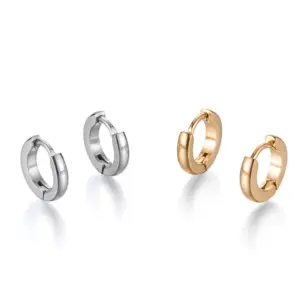 Simple Style Geometric Polishing Stainless Steel No Inlaid Stainless Steel Earrings