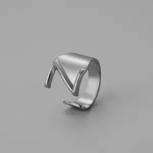 Silver Z Open Ring J382-52 / Adjustable Opening