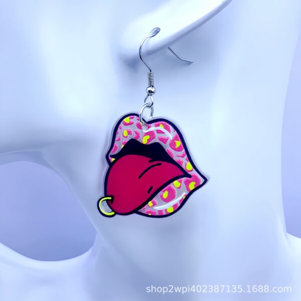 oly-5e4cebfdcb70cc6a1c7acd5ceea864f7 Wholesale 30pcs/pack Halloween Cherry Skull Acrylic Flatback Pendant DIY Earrings Pendant