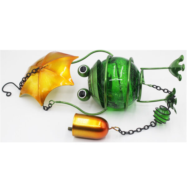 Wholesale Flamingo Wind Bell Stereo 3D Glass Ball Frog Animal Shape Crafts Hanging Decoration Creative Garden Pendant New