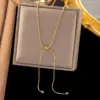 PVD Coated Real Gold Plated Geometric Heart Shape Titanium Steel Simple Style Classic Style Waterproof Non Tarnish Bracelets Anklet Necklace