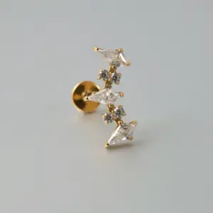 #2 Gold / Rod Thickness * Rod Length 1.2x8mm