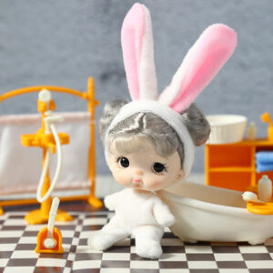 2.5-inch white bunny / Color box packaging