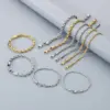 Ion Plating (IP) 18K Gold Plated Twist 304 Stainless Steel Simple Style Waterproof Non Tarnish 304 Stainless Steel Bracelets
