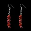Wholesale Fashion Irregular Natural Stone Handmade Drop Earrings 1 Pair