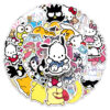 Wholesale 51 Sanrio Cartoon Cute Kulomi Pudding Dog Parchal Dog Trunk Water Cup Guitar Skateboard Sticker