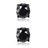Simple Style Round Titanium Steel Inlay Zircon Ear Clips 1 Piece