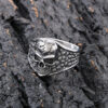 oly-5e8db799864a2848b7e8c2a2a76d633e Wholesale Personalized Retro Trendy Men's Ghost Head Ring Hip-Hop Punk Style Skull Stainless Steel Men's Ring