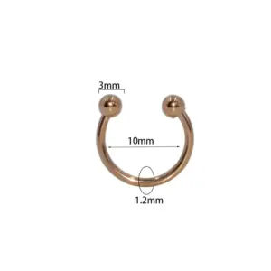 Rose Gold / 1.2x10x3MM