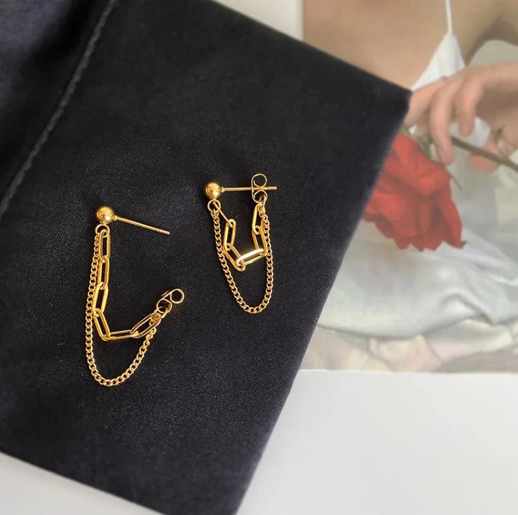 Wholesale PVD Coated Real Gold Plated 18K Gold Rose Gold Plated Heart 304 Stainless Steel Titanium Steel Fashion Waterproof Non Tarnish Earrings