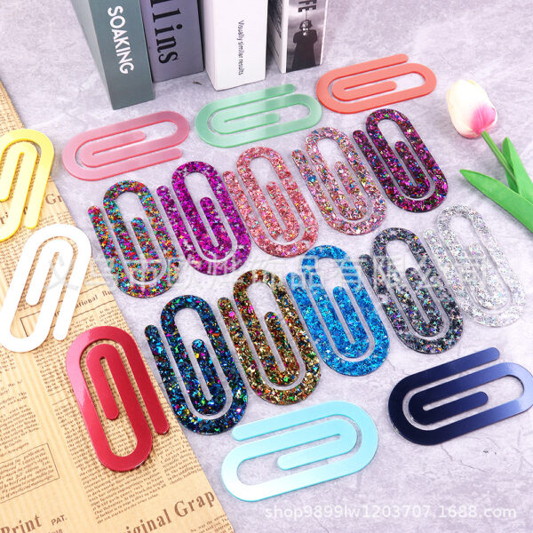 Wholesale Acrylic paperclip bookmark