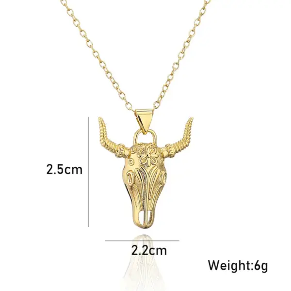 Wholesale Fashion Geometric Copper Pendant Necklace In Bulk