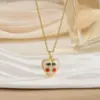 Wholesale Jewelry Cute Sweet Cherry Copper Plating Pendant Necklace Cable Chain