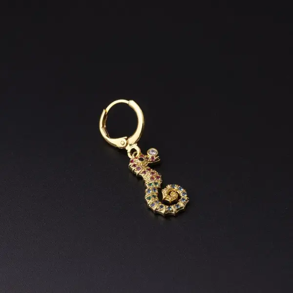 Wholesale Ear Cartilage Rings & Studs Geometric Copper Artificial Gemstones