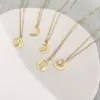 Wholesale Fashion Star Moon Titanium Steel Plating Pendant Necklace 1 Piece