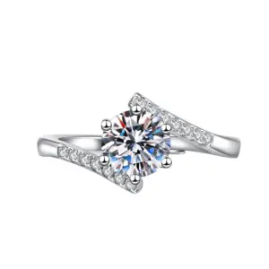 Button Wall Six-Claw Ring Tjz1178 / Adjustable Opening