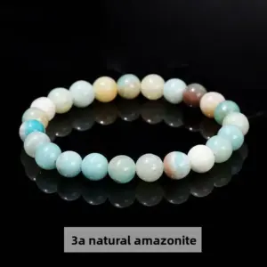3a Natural Bracelet / Diameter 8.1-8.8mm (about 21-23 Pieces)