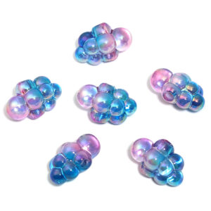 Gradient blue and purple / 16x24mm