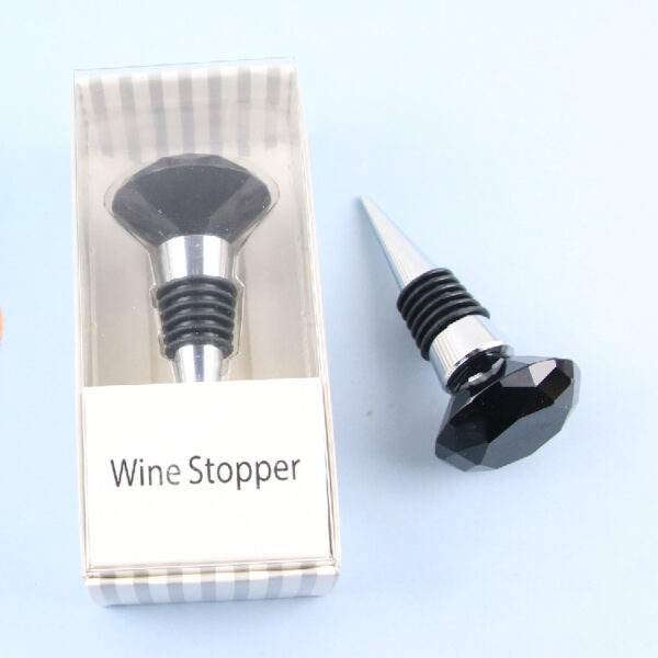 Wholesale Crystal Wine Bottle Cork Diamond Wine Stopper