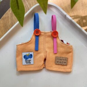 Orange elephant overalls