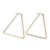 Wholesale PVD Coated Imitation Gold Geometric Stainless Steel Simple Style Waterproof Non Tarnish Earrings