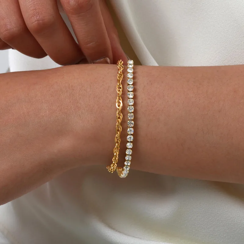 Wholesale PVD Coated Real Gold Plated 18K Gold Solid Color 201 Stainless Steel Elegant Shiny Waterproof Non Tarnish 201 Stainless Steel Lobster Trigge