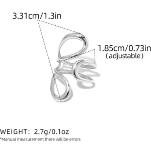 Steel Color / adjustable / A Ring