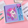 Wholesale Color Unicorn Notebook Cartoon Dream Girl Plush Notebook