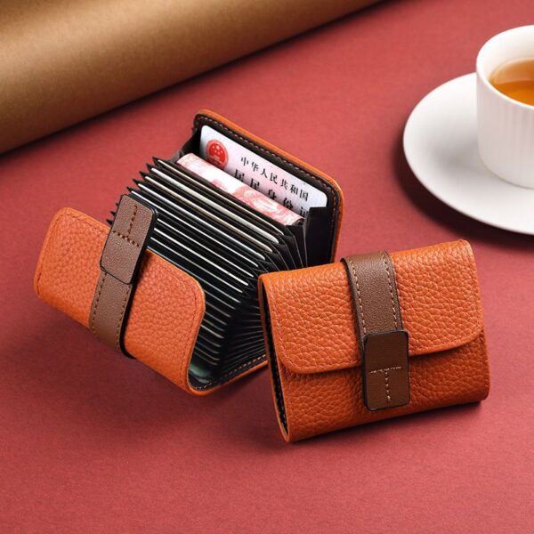 Wholesale Simple Buckle Multi-Card Slot Bank Card Holder Wallet